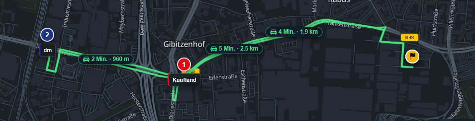 Offer Hopper Gibitzenhof Route